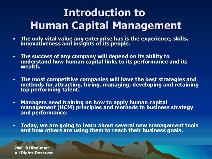 human capital theory ppt uses of human capital